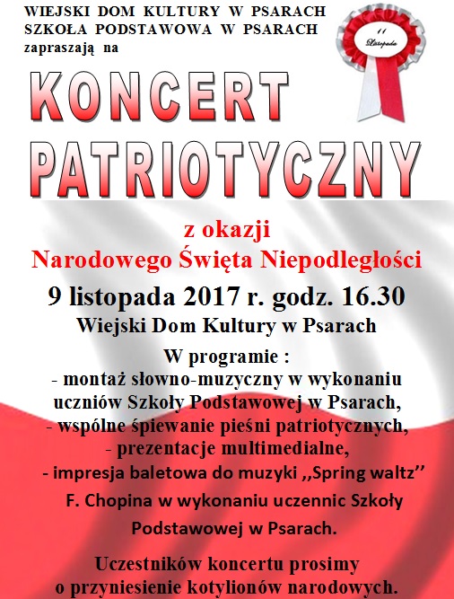 Koncert patriotyczny 2017