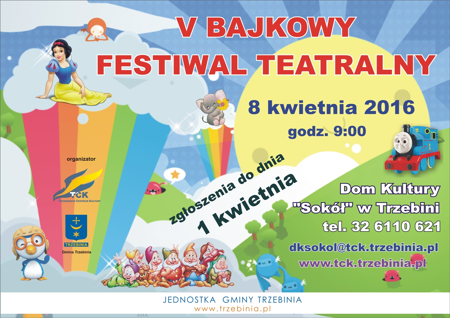 plakat festiwal bajkowy
