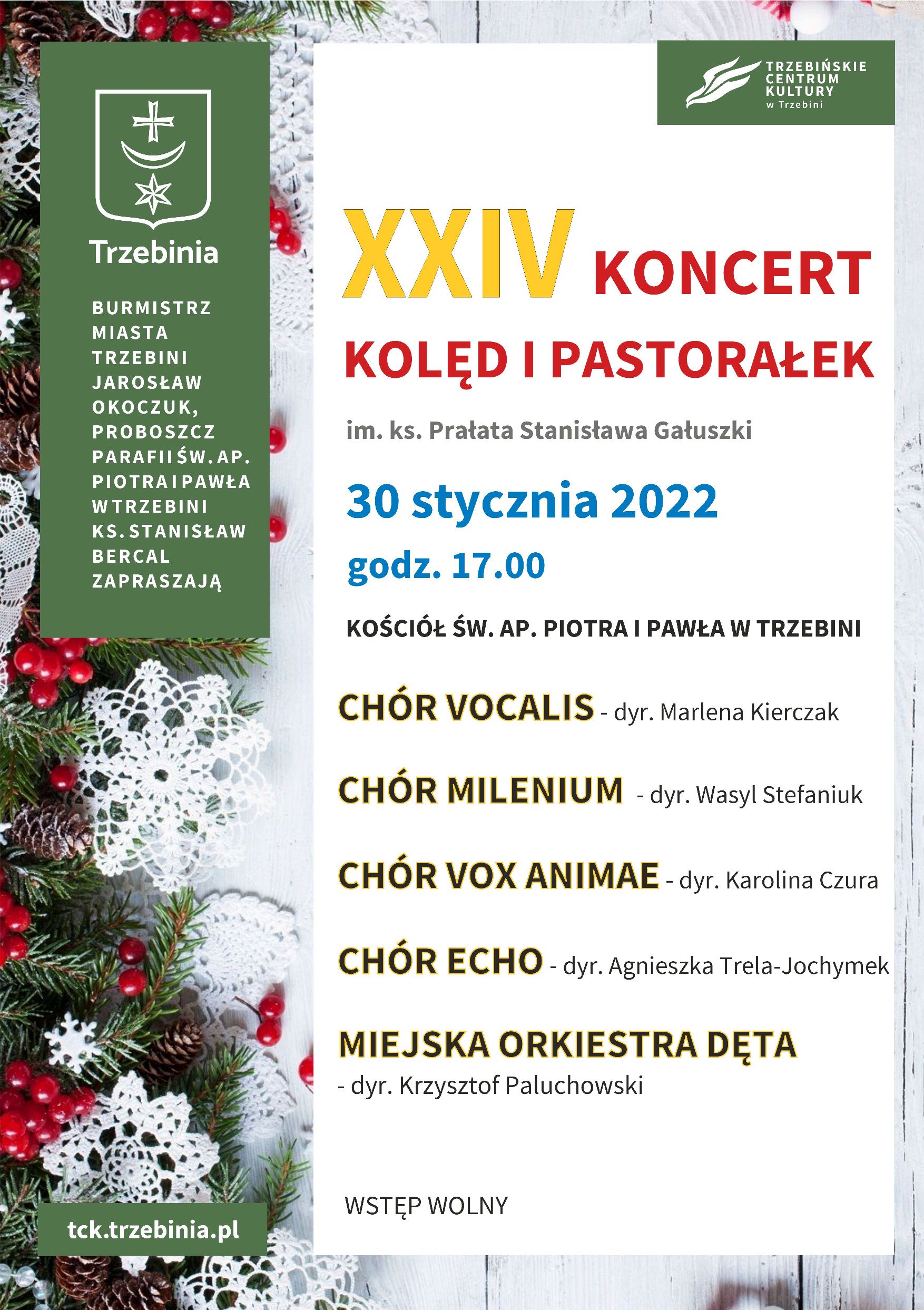 XXIV Koncert kolęd i pastorałek