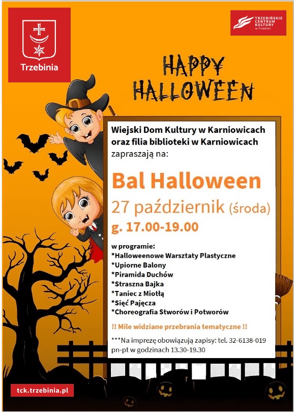 Bal Halloween w WDK Karniowice