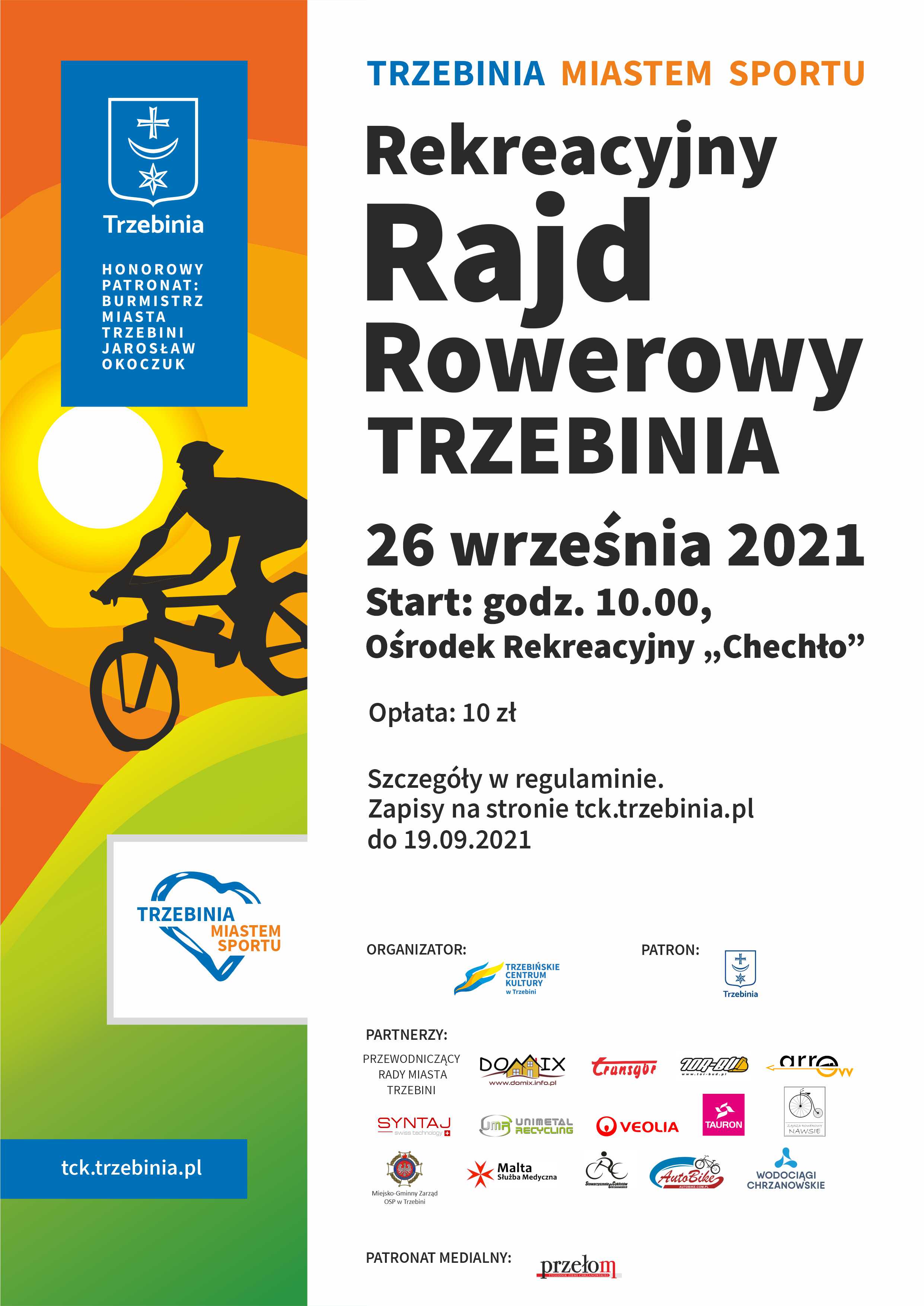 rajd rowerowy plakat 2021